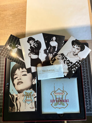 Madonna- The Royal Box (1xVHS, 1xCD, 1xPoster, Includes 4 Of 5 Postcards)
