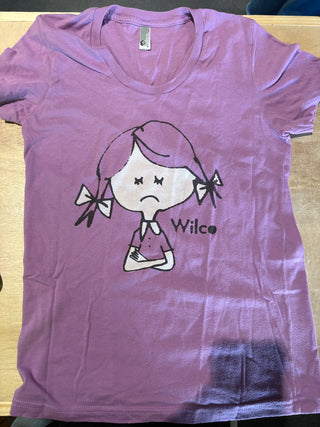 Wilco Purple Girl T-Shirt, Purple, Women's Medium