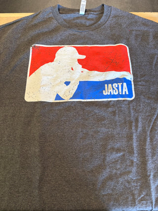 Jasta MLB Logo T-Shirt, Grey, XL
