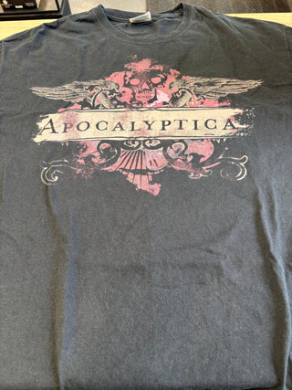 Apocalyptica Logo T-Shirt, Black, XL