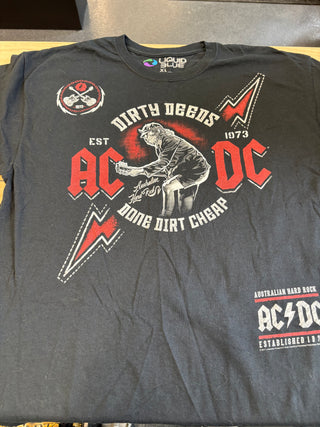 AC/DC Australian Hard Rock T-Shirt, Black, XL