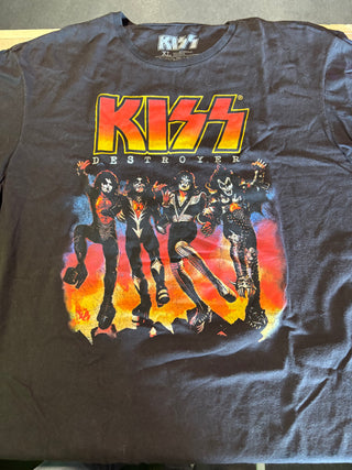 Kiss Destroyer T-Shirt, Black, XL