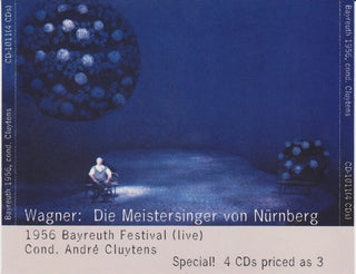 Wagner / Fischer-Dieskau / Hotter / Cluytens- Die Meistersinger Von Nurnberg: Live 1956 Bayreuth