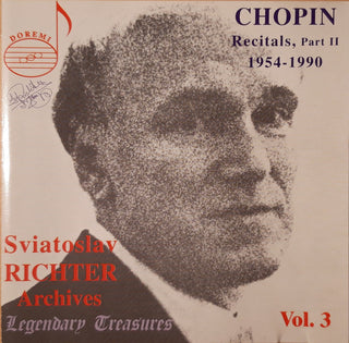 Sviatoslav Richter- Richter Archives Vol. 3