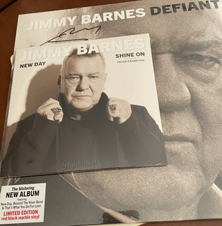 Jimmy Barnes- Defiant - Red & Black Marble Colored Vinyl