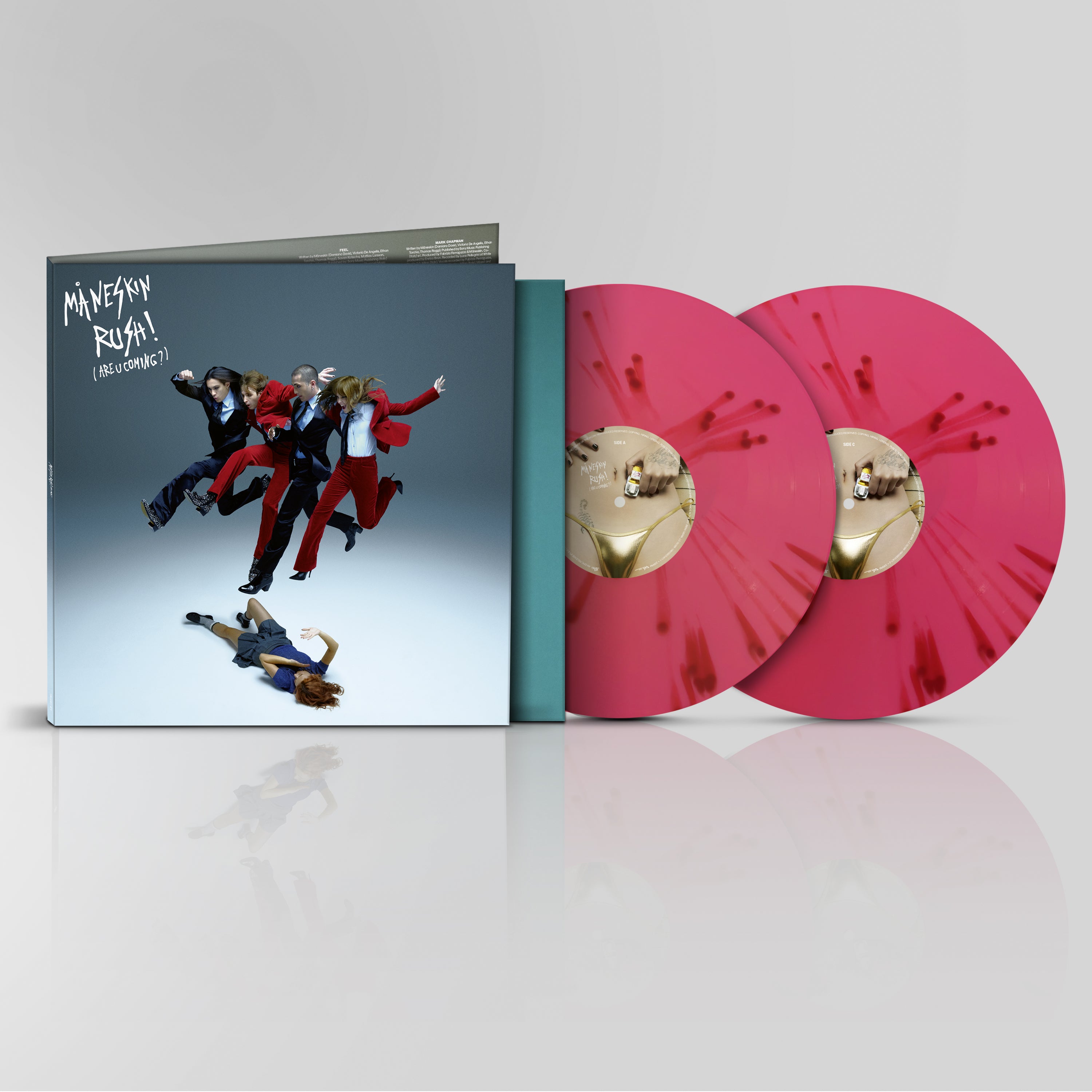 Maneskin- Rush (Are U Coming?) (Indie Exclusive Scarlet Splatter Vinyl) (DAMAGED)