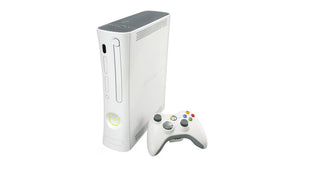 Xbox 360 White Console w/2 Controllers & 120GB Hard Drive in OG box (NO GAME INCLUDED)