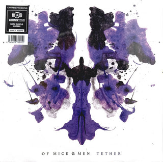 Of Mice & Men- Tether - Eurpoean Edition Puple & Black Marble Colored Vinyl