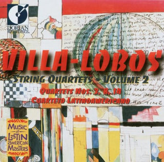 Villa-Lobos String Quartet- Vol. 2-QT STR 3/8/14