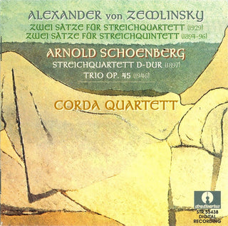 Schoenberg / Zemlinsky / Corda Quartet- String Quartet In D Major / 2 Movements