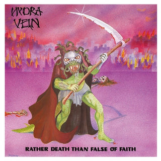 Hydra Vein- Rather Death Than False Of Faith (Clear & Purple Splatter Vinyl)