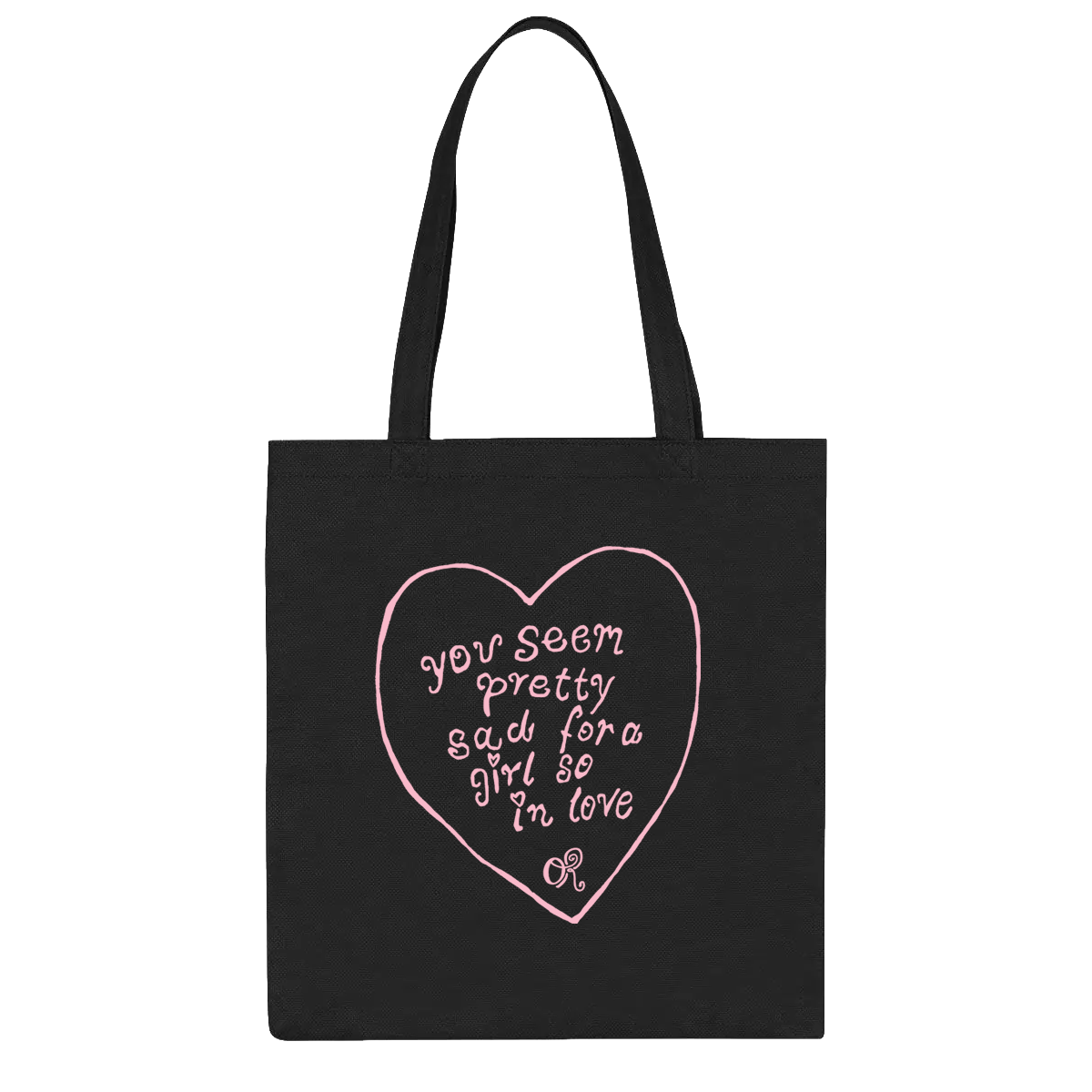 【直筆サイン】ポップアップ限定トートバック付Olivia RodrigoSOUR Olivia Rodrigo Pretty Sad So In Love Mini Fashion Tote (Indie