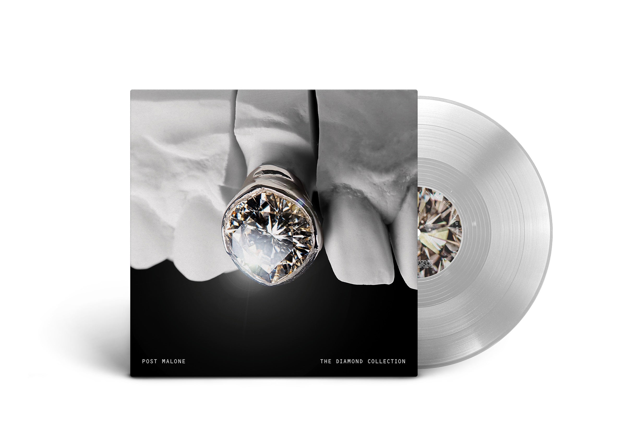 Post Malone- The Diamond Collection (2LP Metallic Silver Vinyl)
