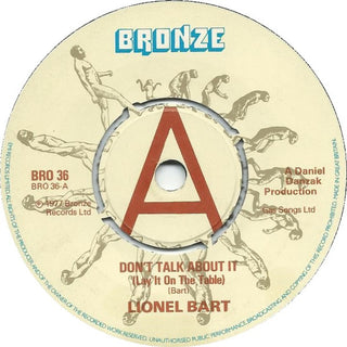 Lionel Bart- Don't Talk About It (Lay It On The Table)(UK Press)