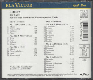 Bach- Sonatas And Partitas For Unaccompanied Violin (2CD)
