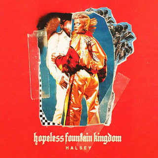 Halsey- Hopeless Foundation Kingdom (Clear w/ Teal Splatter Vinyl, Light Mark On Side A)