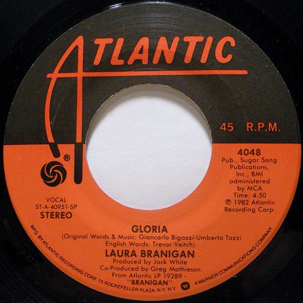 Laura Branigan- Gloria / Living A Lie