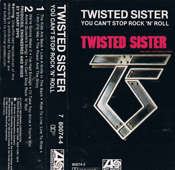 Twisted Sister- You Can't Stop Rock 'N' Roll