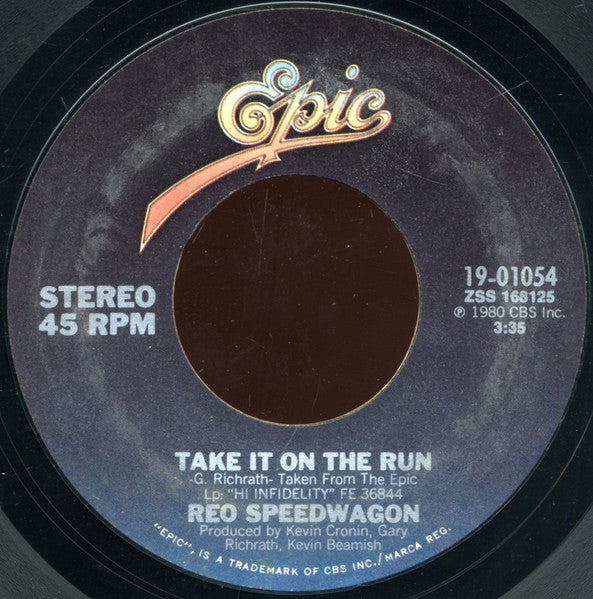REO Speedwagon- Take It On The Run / Someone Tonight