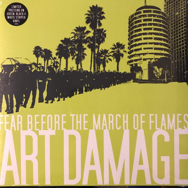 Fear Before The March Of Flames- Art Damage (Clear W/ Yellow, White, & Black Splatter)(Sealed)