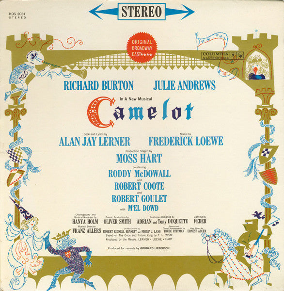 Camelot Original Broadway Cast Soundtrack