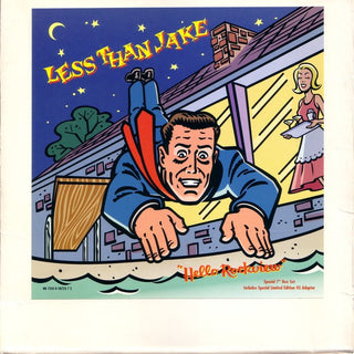 Less Than Jake- Hello Rockview (7x7" Box Set w/ Yellow Jess Than Jake 7" Adapter)(Includes Extra Disc 7)