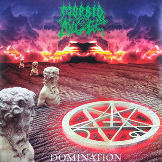 Morbid Angel- Domination (Red Vinyl)(Black Spots In Record, Does Not Alter Play)