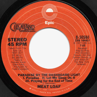 Meat Loaf– Paradise By The Dashboard Light/"Bat" Overture