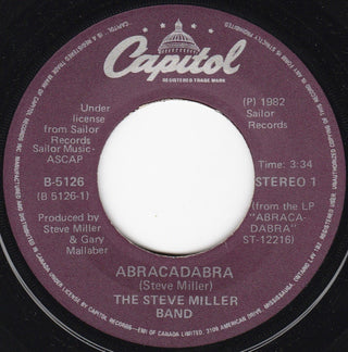 Steve Miller Band- Abracadabra / Baby Wanna Dance