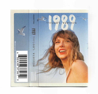Taylor Swift- 1989 (Taylor's Version) (Crystal Skies Blue / Rose Garden Pink) (Cracked Case) (Used Cassette)