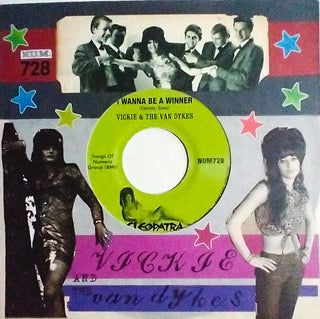 Vickie & The Van Dykes– I Wanna Be A Winner / Outcast (Green Marble 7")