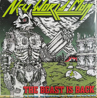 New World Man- The Beast Is Back (Blue Vinyl w/ Disorder Cover, Numbered 23/50) (Used Vinyl)