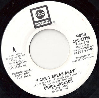 Chuck Jackson- I Can't Break Away (Mono / Stereo)