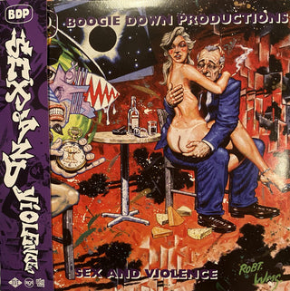 Boogie Down Productions- Sex And Violence (2024 Numbered Clear w/ Multicolor Splatter Vinyl Reissue)(Sealed)
