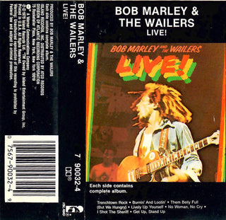 Bob Marley & The Wailers- Live (Sealed, Cracked Case) (Used Cassette)