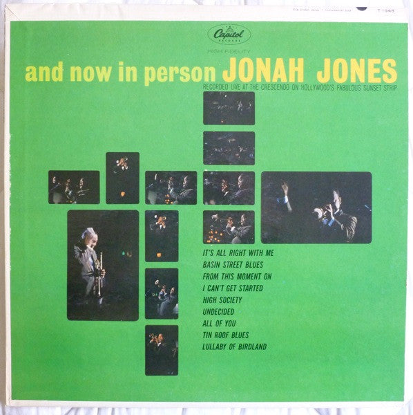 Jonah Jones- And Now In Person Jonah Jones