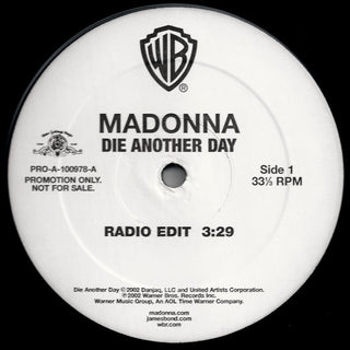 Madonna- Die Another Day 12"