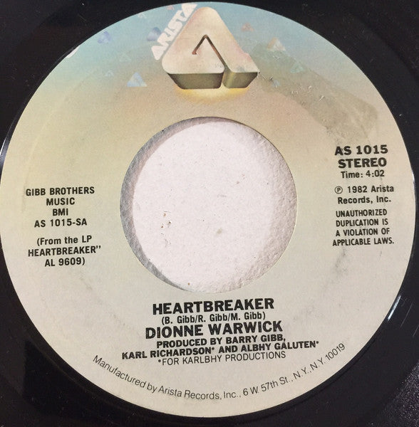 Dionne Warwick- Heartbreaker / I Can't See Anything (But You)
