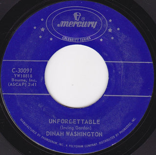 Dinah Washington- Unforgettable / Love Walked In