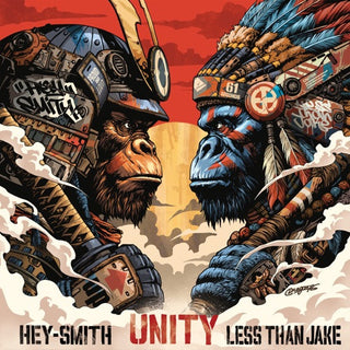 Less Than Jake/Hey-Smith- Unity (Beer w/ Splatter Vinyl)(Top Seam Split, Sleeve Crease) (Used Vinyl)
