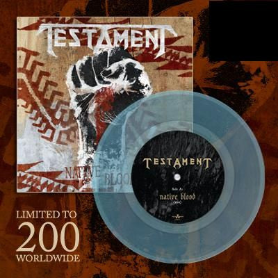 Testament- Native Blood (Aqua Blue)