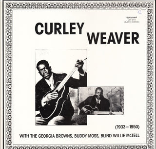 Curley Weaver- 1933-1950 (Austrian Press) (Used Vinyl)