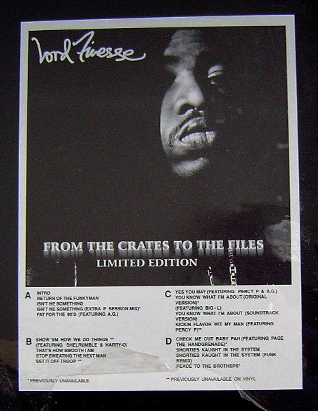 Lord Finesse- From The Crates To The Files