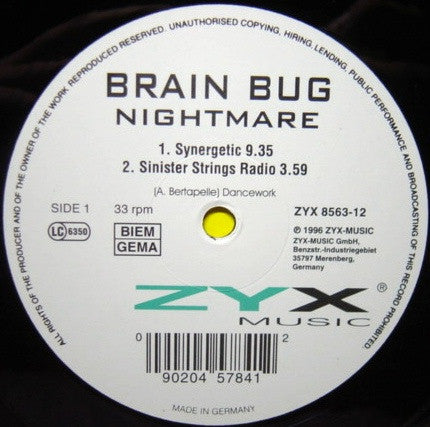 Brian Bug- Nightmare 12"