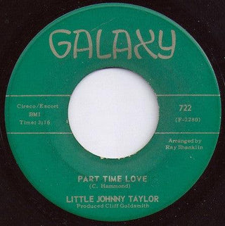 Little Johnny Taylor- Part Time Love/Somewhere Down The Line