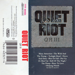 Quiet Riot- QR III