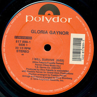 Gloria Gaynor- I Will Survive/Never Can Say Goodbye (1989 12", Sealed) (Used Vinyl)
