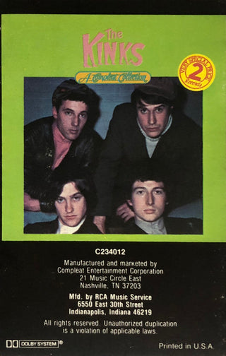 The Kinks- The Kinks (Club Press) (Used Cassette)