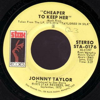 Johnny Taylor- Cheaper To Keep Her/I Can Read Between The Lines