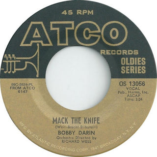 Bobby Darin- Mack The Knife / Beyond The Sea